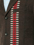COMME DES GARÇONS pattern detail blazer
