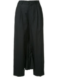 COMME DES GARÇONS ruffle trim skirt trousers