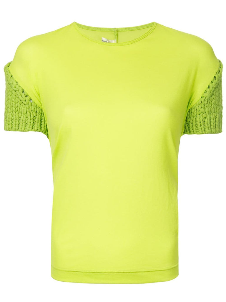 COMME DES GARÇONS knitted sleeve T-shirt