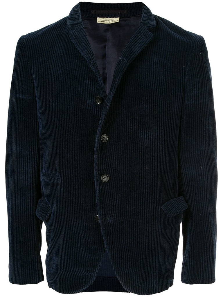 COMME DES GARÇONS corded straight blazer