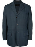 COMME DES GARÇONS creased notched blazer