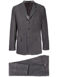 COMME DES GARÇONS pinstriped distressed two-piece suit
