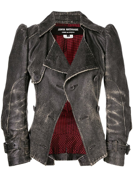JUNYA WATANABE COMME DES GARÇONS worn out fitted jacket
