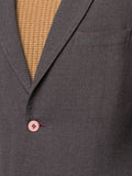 COMME DES GARÇONS Homme Plus contrasting stitch blazer