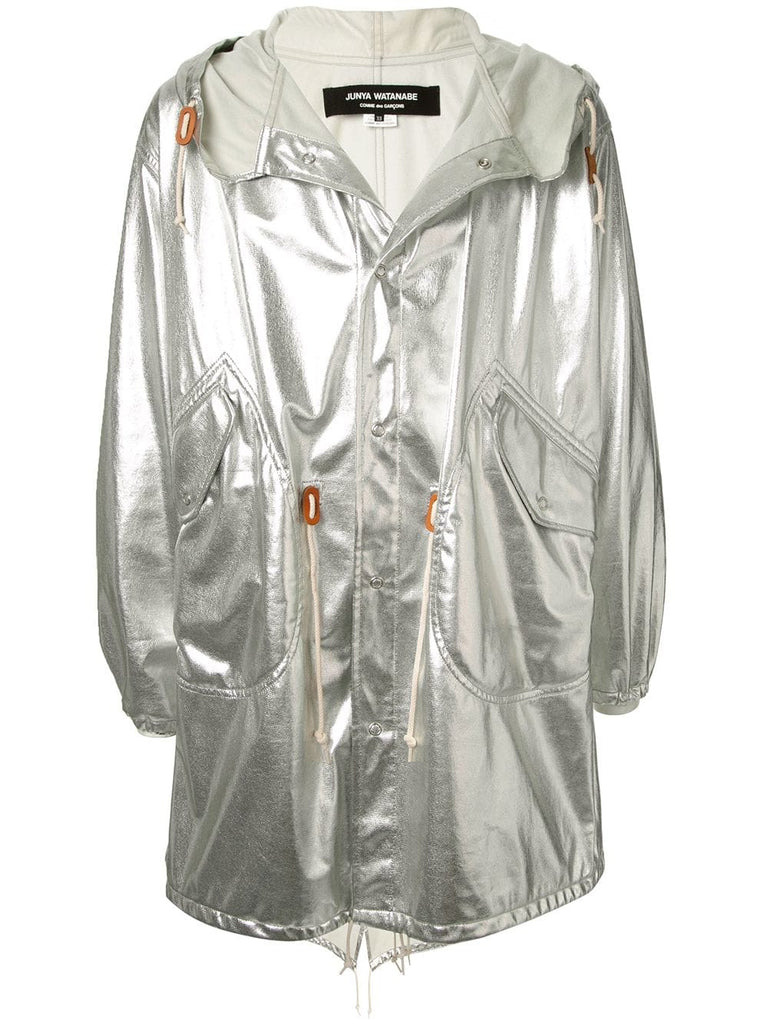 JUNYA WATANABE COMME DES GARÇONS metallic parka coat