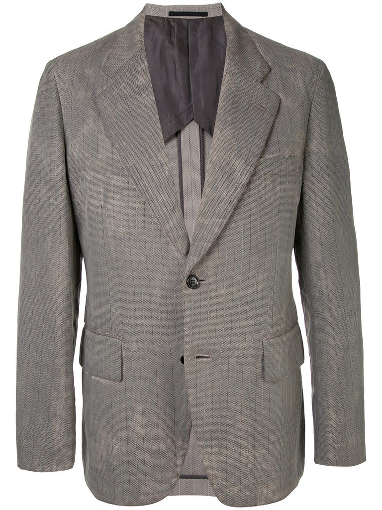 COMME DES GARÇONS resin coated blazer