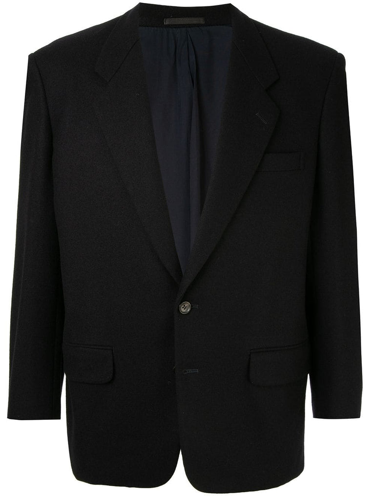 COMME DES GARÇONS structured notched blazer