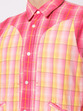 COMME DES GARÇONS double plaid print shirt