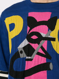 WALTER VAN BEIRENDONCK intarsia knit T-shirt