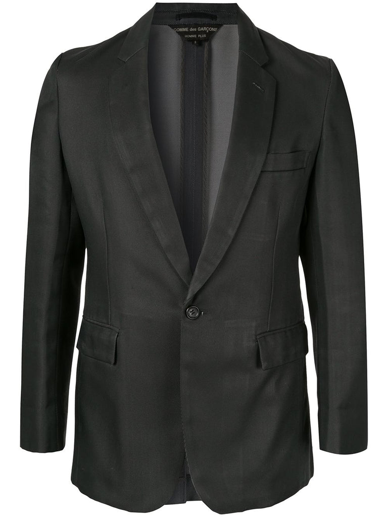 COMME DES GARÇONS coated sharp jacket