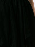 COMME DES GARÇONS pointed hemline velvet effect dress