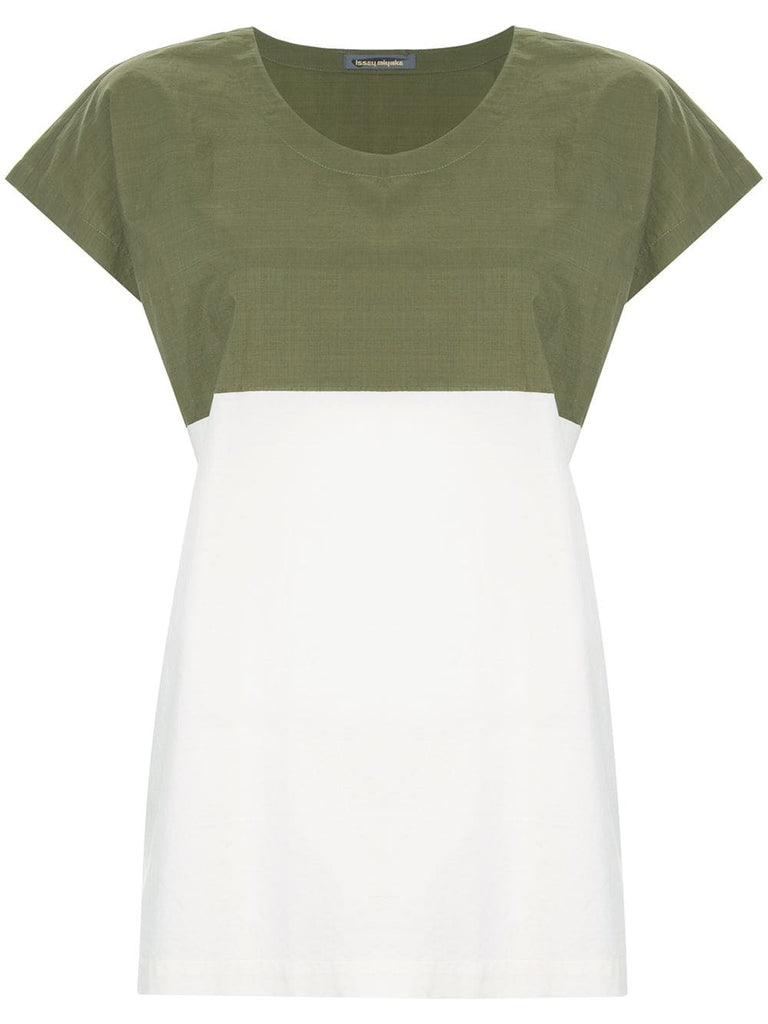 ISSEY MIYAKE colour block T-shirt