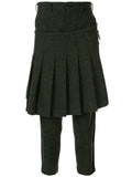 COMME DES GARÇONS front kilt trousers