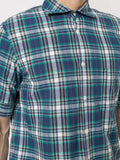 COMME DES GARÇONS checked shortsleeved shirt