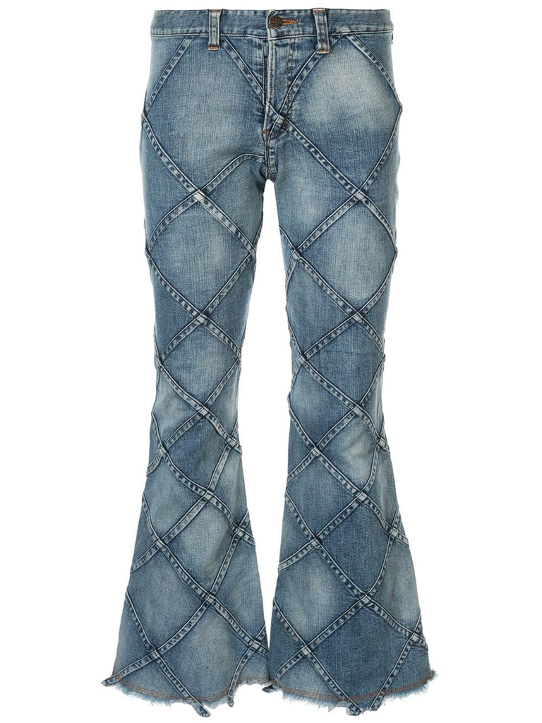 JUNYA WATANABE COMME DES GARÇONS cross pattern jeans