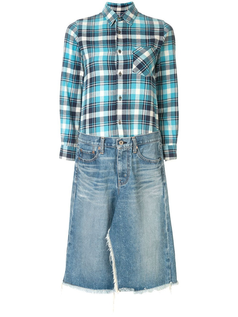 JUNYA WATANABE COMME DES GARÇONS two-layer skirt dress