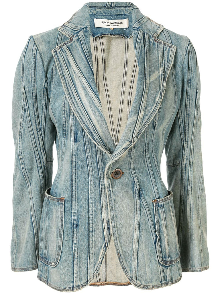 JUNYA WATANABE COMME DES GARÇONS patchwork denim jacket