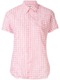 JUNYA WATANABE COMME DES GARÇONS gingham check crinkled shirt
