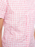 JUNYA WATANABE COMME DES GARÇONS gingham check crinkled shirt