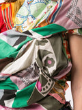 COMME DES GARÇONS silk scarves dress