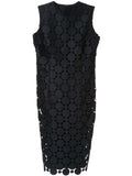 COMME DES GARÇONS embroidered circles dress