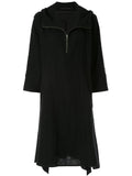 YOHJI YAMAMOTO hooded tunic dress