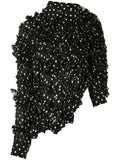 COMME DES GARÇONS asymmetric ruffled jacket