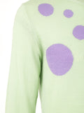 COMME DES GARÇONS spotted crew neck jumper
