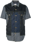 COMME DES GARÇONS patchwork denim shirt