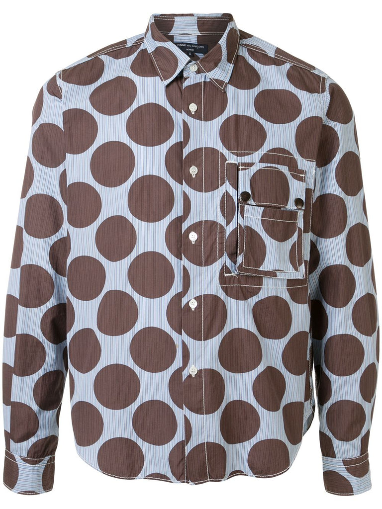 COMME DES GARÇONS polka-dot print shirt