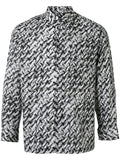 ISSEY MIYAKE abstract print shirt