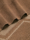 Issey Miyake geometric embroidery jumper