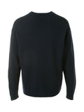 Yohji Yamamoto crochet-sleeve jumper