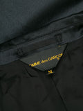 Comme Des Garçons satin buttoned blazer
