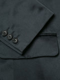 Comme Des Garçons satin buttoned blazer