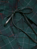 Junya Watanabe Comme des Garçons tartan patchwork long dress