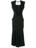 Junya Watanabe Comme des Garçons tartan patchwork long dress