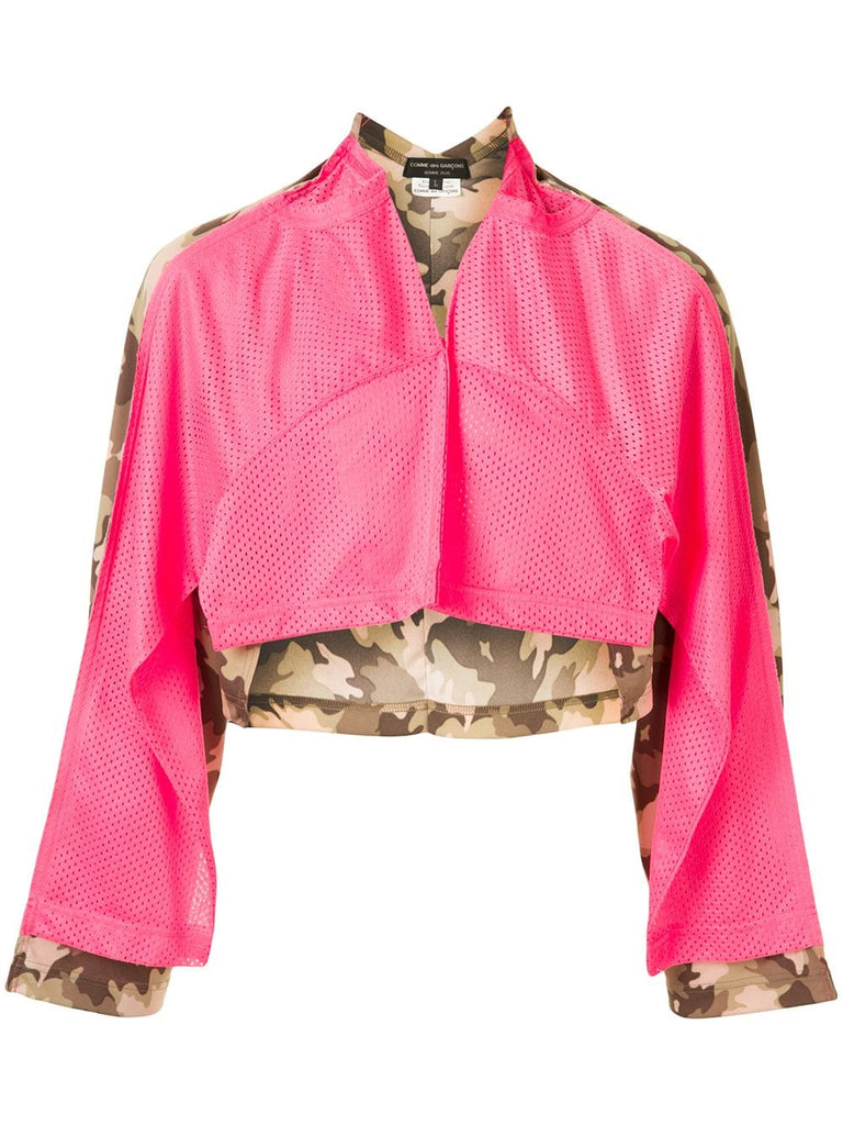 Comme Des Garçons camouflage cropped jacket
