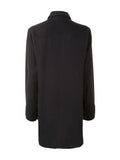 Yohji Yamamoto elongated semi-sheer shirt