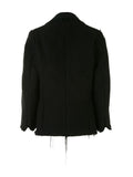 Yohji Yamamoto distressed slim-fit jacket