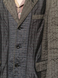COMME des GARÇONS HOMME White Label lustrous seersucker jacket