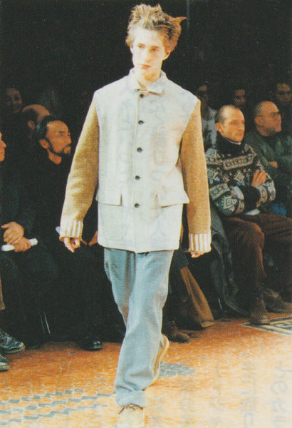 COMME des GAR ONS HOMME PLUS knitted sleeve jacket dot COMME