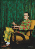 COMME des GARÇONS Homme Plus yellow tartan shorts