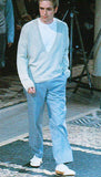 COMME des GARÇONS HOMME PLUS deep plunge v-neck knit