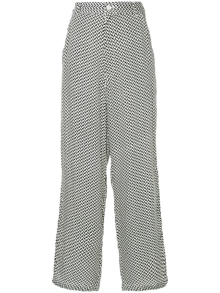COMME DES GARÇONS inverted zig-zag trousers