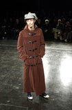 COMME des GARÇONS <br> Long Black Hooded Coat