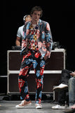 COMME des GARÇONS Homme Plus rolling stones checkered jacket