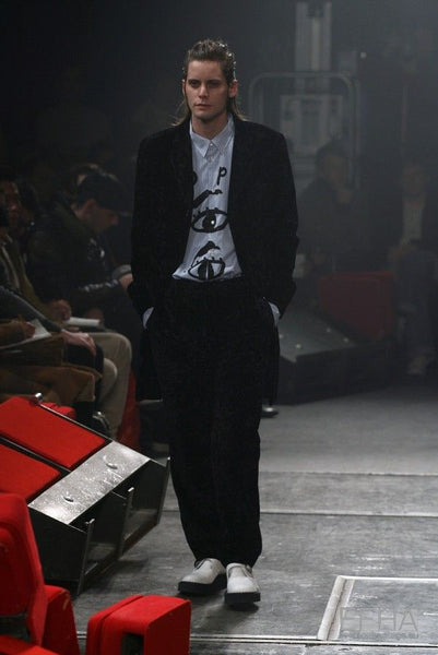 COMME des GARÇONS HOMME PLUS brushed velvet suit jacket