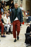 COMME des GARÇONS Homme Plus striped poly trousers