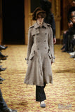 JUNYA WATANABE COMME des GARÇONS houndstooth frayed trench coat